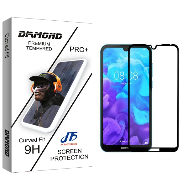 محافظ صفحه نمایش سرامیکی جی اف مدل Diamond glass مناسب برای گوشی موبایل هوآوی Y5 2019