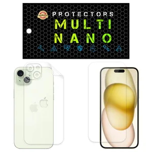 Multi Nano X-SFT Screen Protector For Apple iPhone 15 Plus with back skin