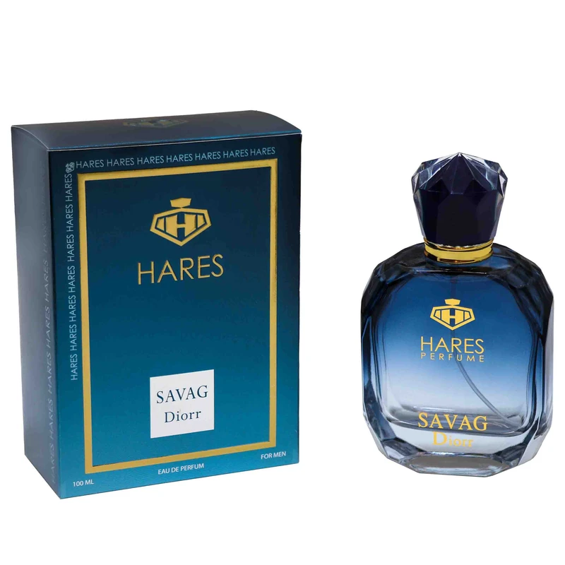 ادو پرفیوم مردانه حارث مدل دیور ساواج با رایحه معتدل حجم 100 میلی لیتر