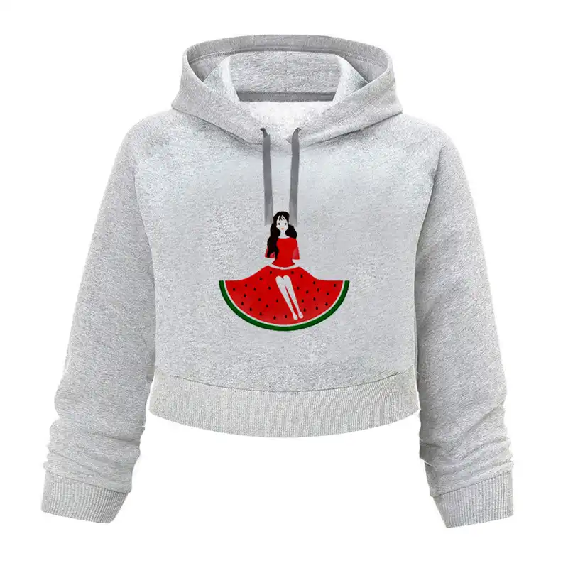 هودی کراپ زنانه مدل دختر یلدا کد K447 T