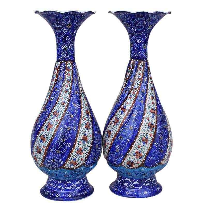 گلدان مینا کاری مدل 1439 بسته 2 عددی