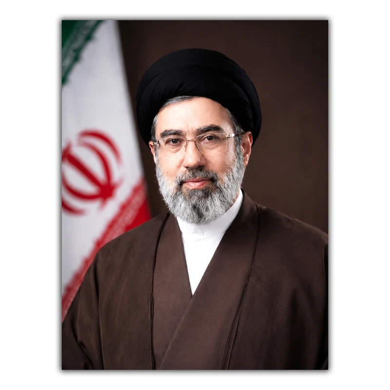 تابلو شاسی طرح رهبر انقلاب آیت‌الله سیدمجتبی خامنه‌ای