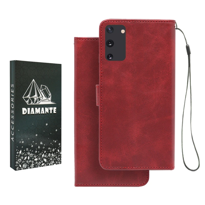 کیف کلاسوری دیامانته مدل Mortand Bk مناسب برای گوشی موبایل سامسونگ Galaxy Note 10 به همراه بندآویز