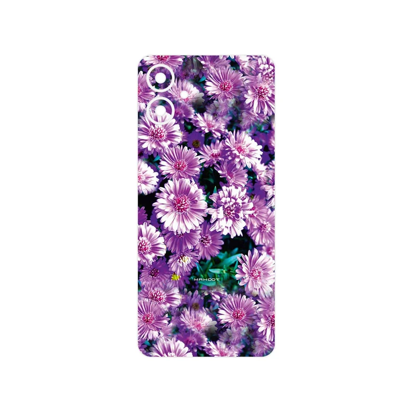 برچسب پوششی ماهوت مدل Purple_Flower مناسب برای گوشی موبایل سامسونگ Galaxy A06