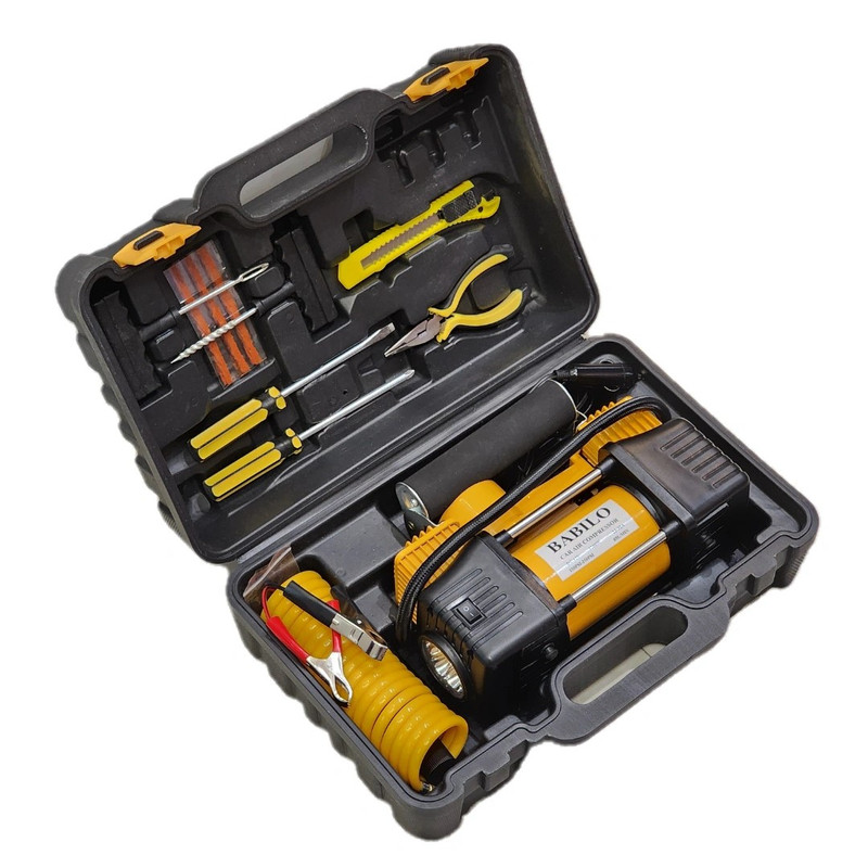 پمپ باد فندکی بابیلو مدل BAB12V مجموعه 15 عددی