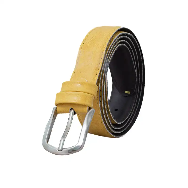 کمربند زنانه مدل ZM6 رنگ زرد