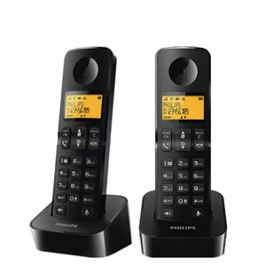 تلفن فیلیپس بی سیم دو گوشی فیلیپس مدل D210 Duo