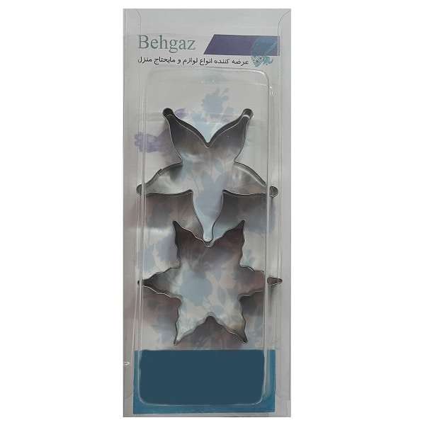 کاتر خمیر و شیرینی به گز مدل برف مجموعه 2عددی