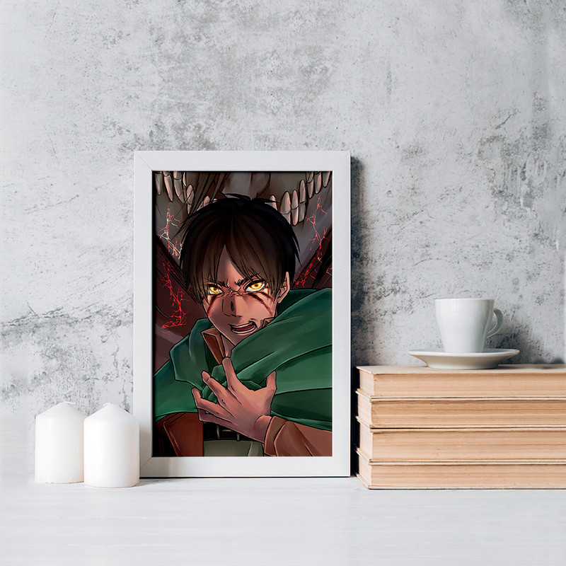 تابلو خندالو مدل ارن یگر انیمه اتک آن تایتان Attack on Titan کد 18551 تابلو خندالو مدل ارن یگر انیمه اتک آن تایتان Attack on Titan کد 18551