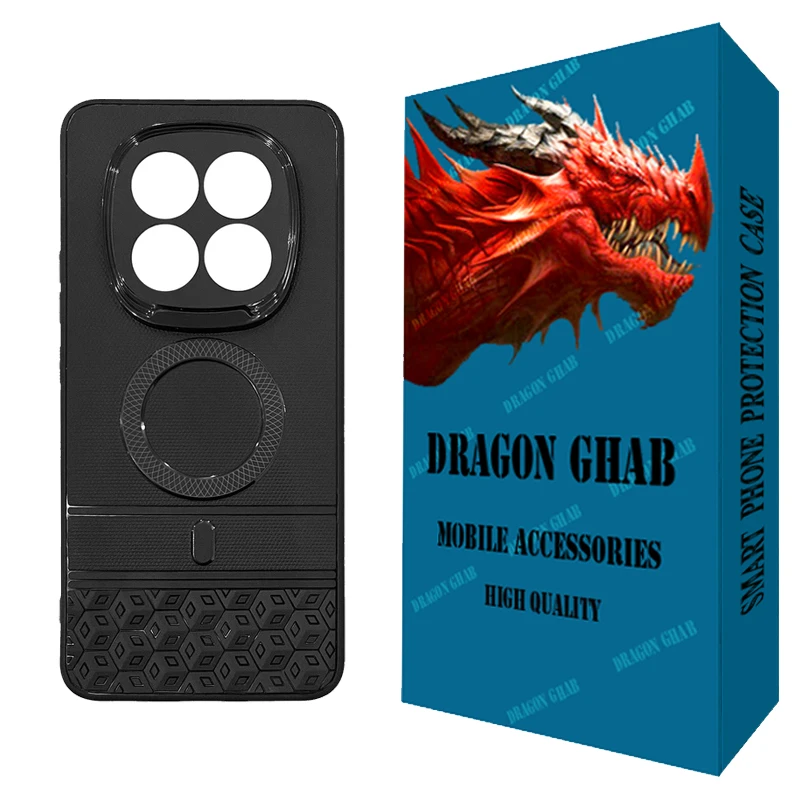 کاور دراگون قاب مدل Hexagon مناسب برای گوشی موبایل شیائومی Redmi Note 15 4G