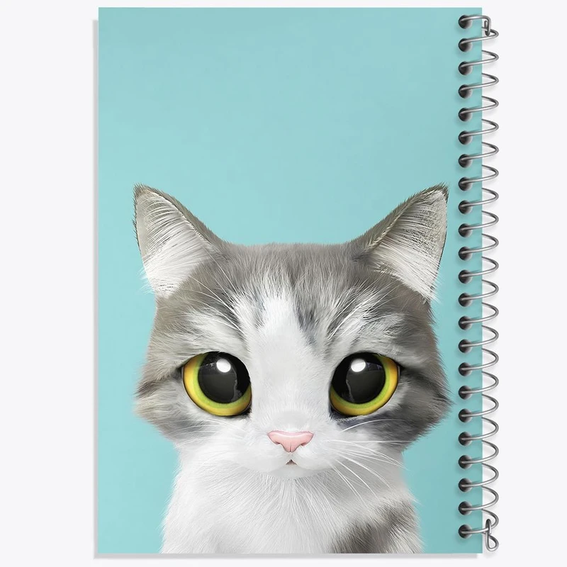 دفتر مشق 50 برگ خندالو مدل گربه کد 28224