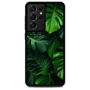 AKAM AMC-WSGS21U-LEAVES-33 Cover For Samsung Galaxy S21 Ultra