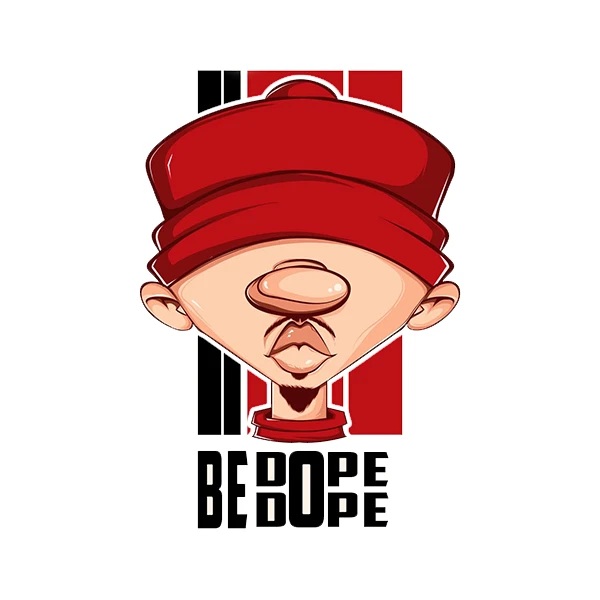  استیکر پارچه و لباس پاد آفرین طرح مرد کارتونی کد 3477