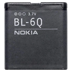 باتری موبایل مدل BL-6Q ظرفیت 970 میلی آمپر ساعت مناسب برای گوشی موبایل نوکیا 6700 Classic