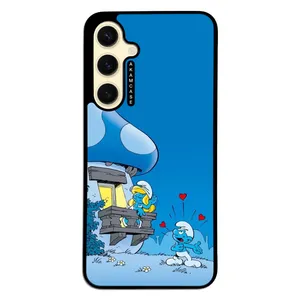 AKAM AMC-WSGS24FE-SMURFS-4 Cover For Samsung Galaxy S24 FE