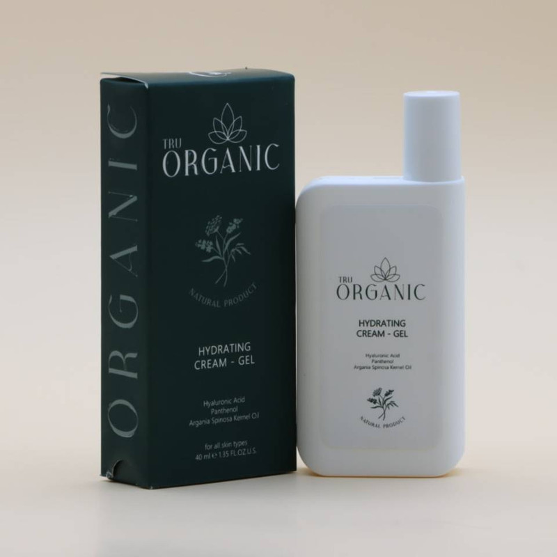 کرم ژل آبرسان پوست تروارگانیک مدل روغن آرگان مناسب برای انواع پوست حجم 40 میلی‌لیتر 