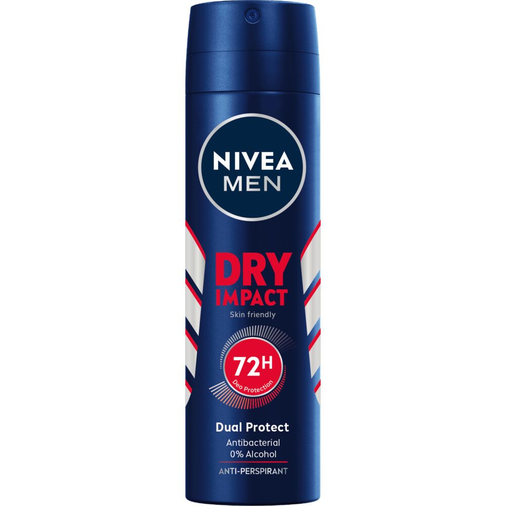 اسپری ضد تعریق مردانه نیوآ مدل DRY IMPACT 72h حجم 150 میلی لیتر -  - 1