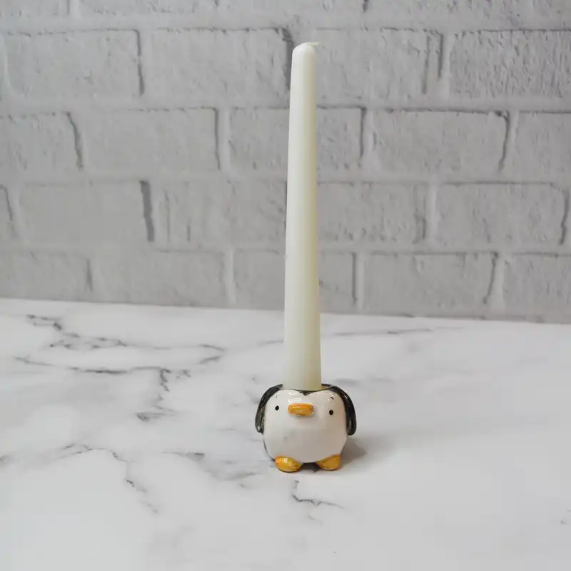 جاشمعی سرامیکی مدل پنگوئن