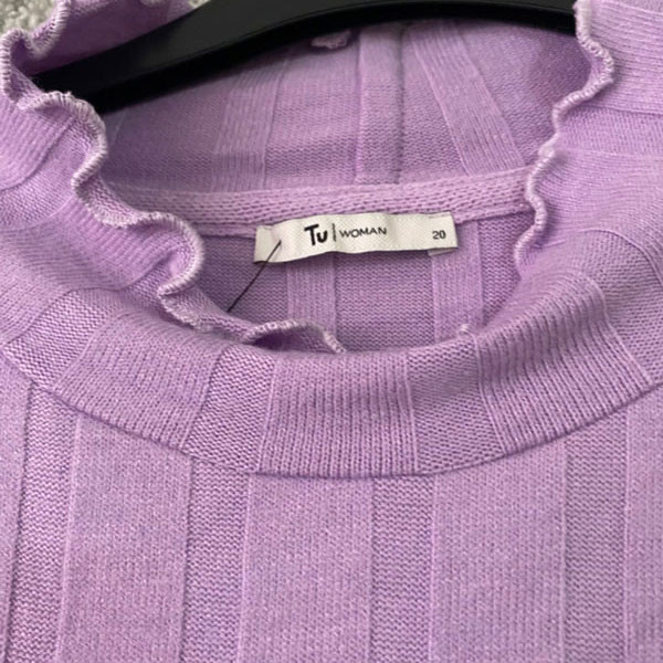 پلیور یقه اسکی زنانه تی یو مدل 6578