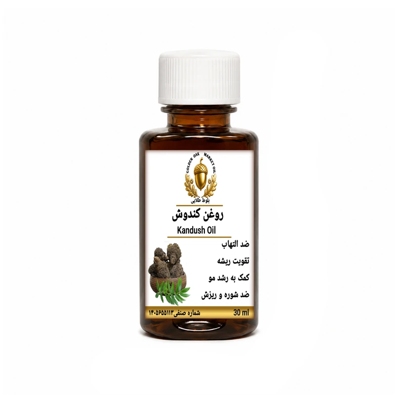 روغن کندوش بلوط طلایی مدل ممتاز حجم 30‌ میلی‌لیتر