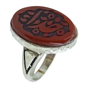 انگشتر نقره مردانه سلین کالا مدل عقیق کد ce-As151