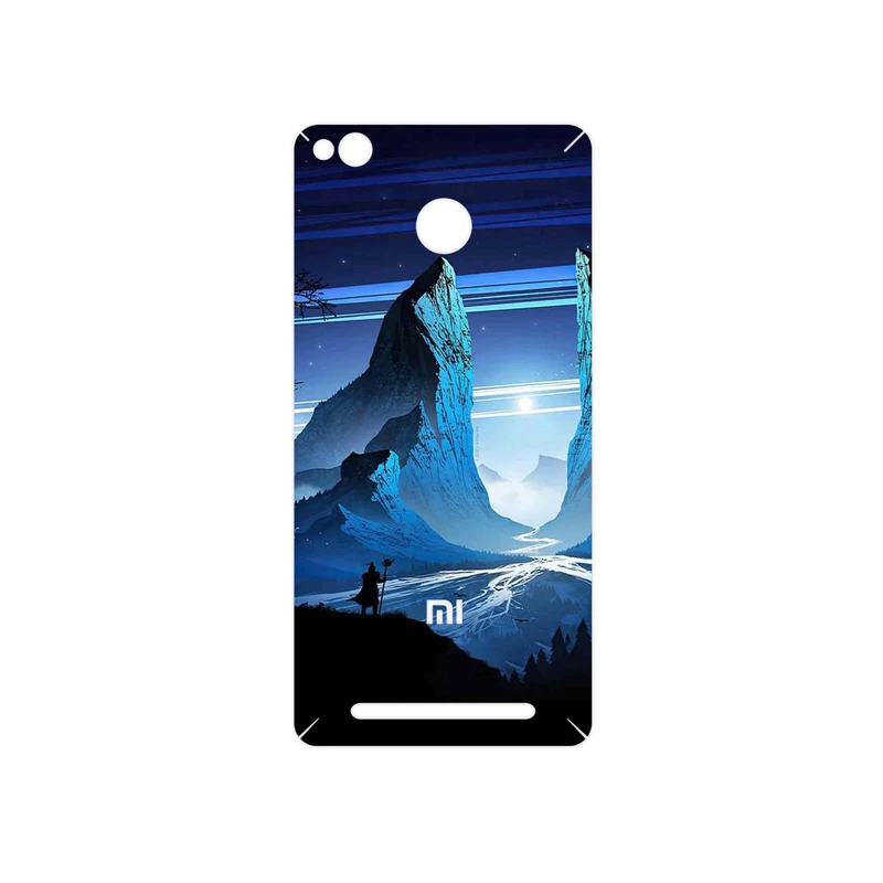 برچسب پوششی ماهوت مدل Blue Mountains Digital Art مناسب برای گوشی موبایل شیائومی Redmi 3 Pro