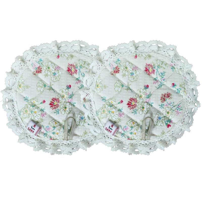 دستگیره آشپزخانه صبا طرح شکوفه کد 68 بسته 2 عددی