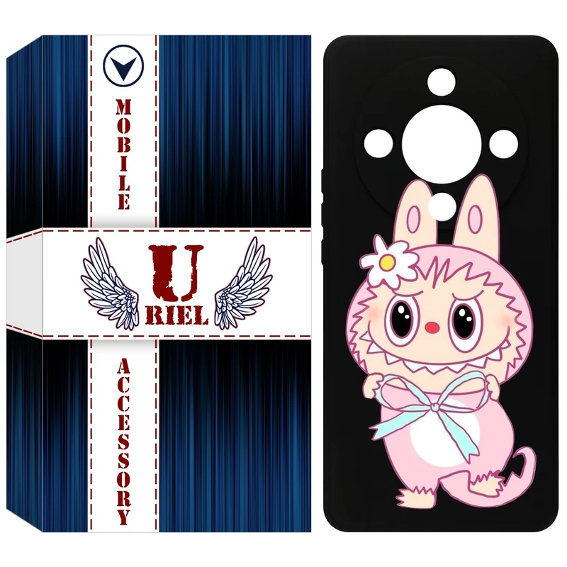 کاور یوریل مدل KSH کد 146 طرح عروسک لبوبو مناسب برای گوشی موبایل آنر X9b / X50 / Magic6 Lite