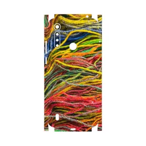 MAHOOT Fabric Texture 9-FullSkin Cover Sticker for Motorola Moto G8 Power Lite