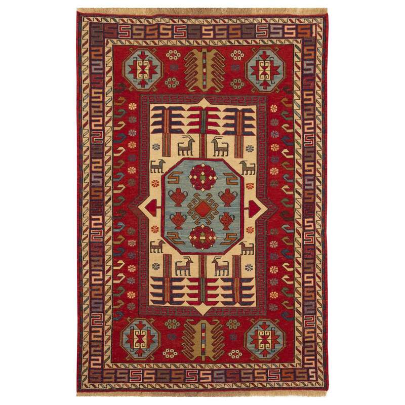 گلیم دستباف ذرع و نیم سی پرشیا کد 151009