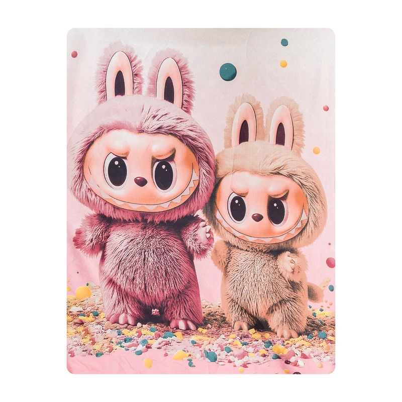ملحفه کودک آدنو مدل لبوبو کد MC21 سایز 100x150 سانتی متر