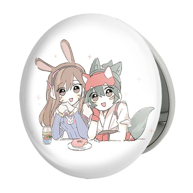 آینه جیبی خندالو طرح بازی اورواچ (Overwatch) مدل تاشو کد 31623