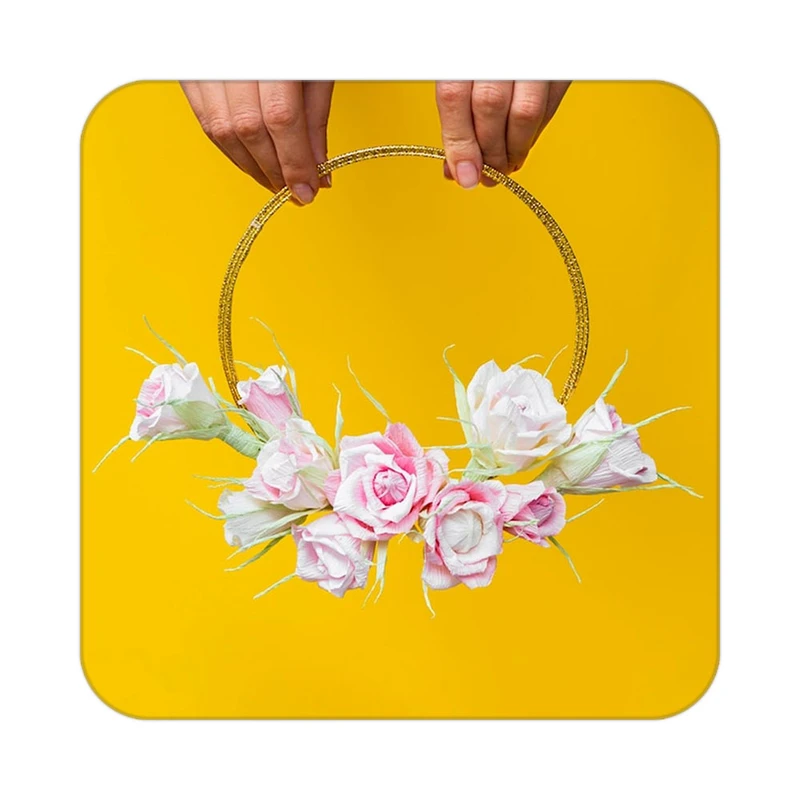 زیر لیوانی کاکتی طرح گل مدل mp19748