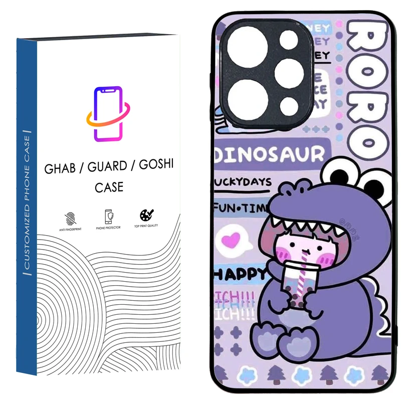 کاور قاب گارد گوشی طرح دخترانه کد 43 - tpu مناسب برای گوشی موبایل شیائومی Redmi 12 4G