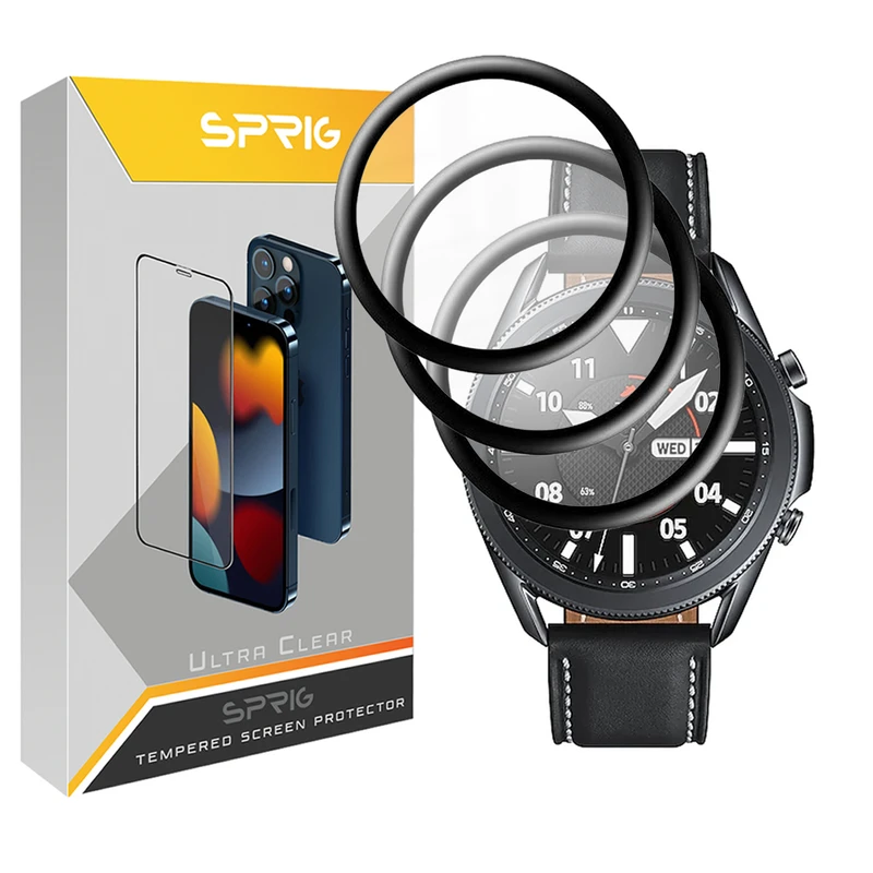 محافظ صفحه نمایش نانو اسپریگ مدل Pmma-SPG مناسب برای ساعت هوشمند سامسونگ Galaxy Watch 3 45mm بسته سه عددی