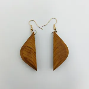 گوشواره زنانه مدل چوبی کد E1.4