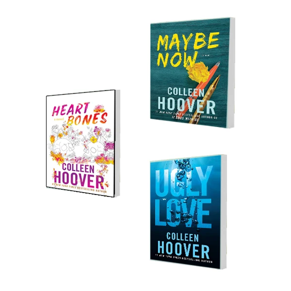 کتاب Maybe Now و Ugly Love و Heart Bones اثر Colleen Hoover انتشارات آینده کتاب 3 جلدی