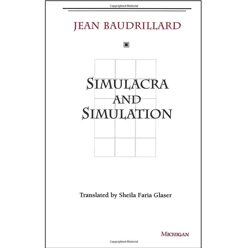 کتاب Simulacres et simulation اثر Jean Baudrillard انتشارات University of Michigan