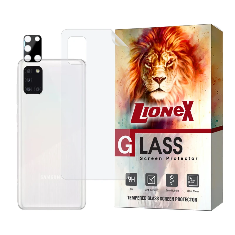 محافظ پشت گوشی لایونکس مدل MTBFULL مناسب برای گوشی موبایل سامسونگ Galaxy A31 به همراه محافظ لنز