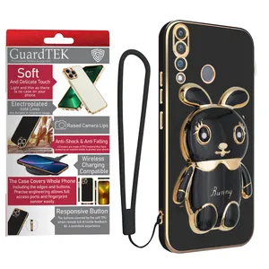کاور گاردتک آساک مدل Bunny Strap مناسب برای گوشی هوآوی Y9 Prime 2019/ Y6S به همراه بندآویز