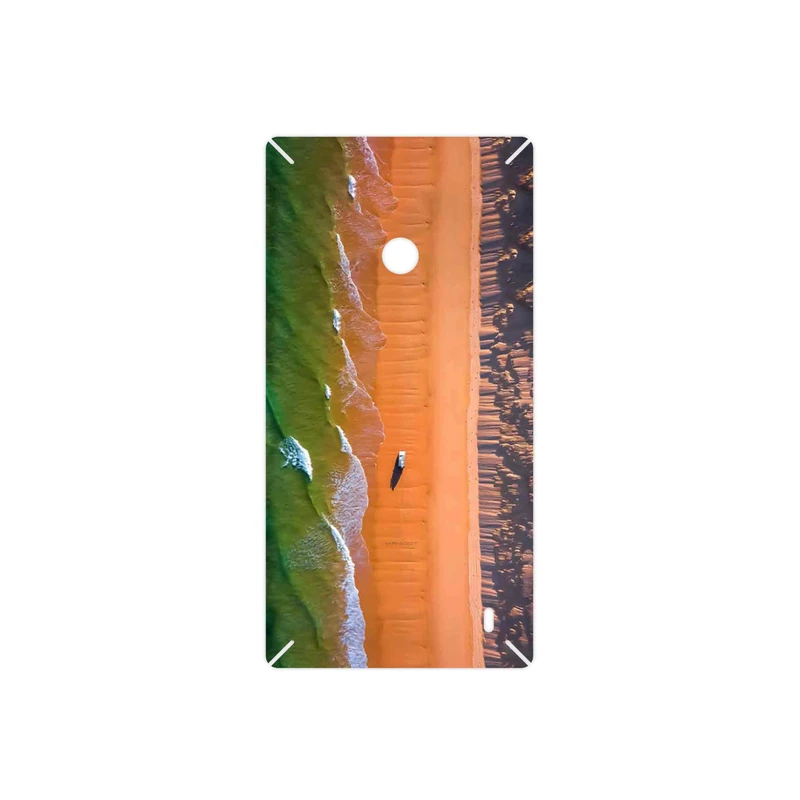 برچسب پوششی ماهوت مدل Beach and Green Sea مناسب برای گوشی موبایل نوکیا Lumia 520