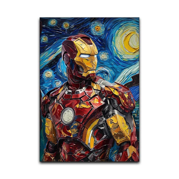 تابلو شاسی گوفی مدل اونجرز طرح مرد آهنی کد IronMan GOK52 