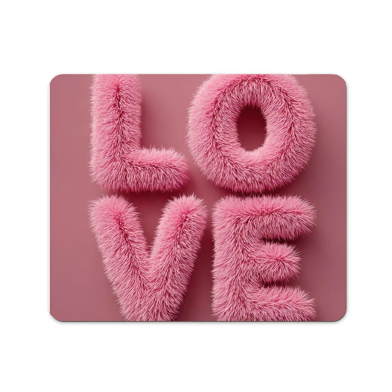 ماوس پد پاد آفرین طرح عشق کد 341 سایز 19*24 سانتی متر