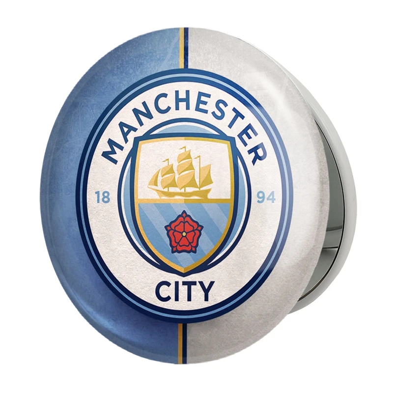 آینه جیبی خندالو طرح باشگاه منچستر سیتی مدل تاشو کد 26796 