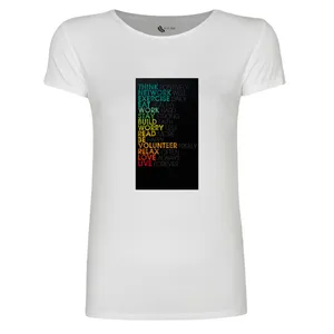 تی شرت آستین کوتاه زنانه مدل think