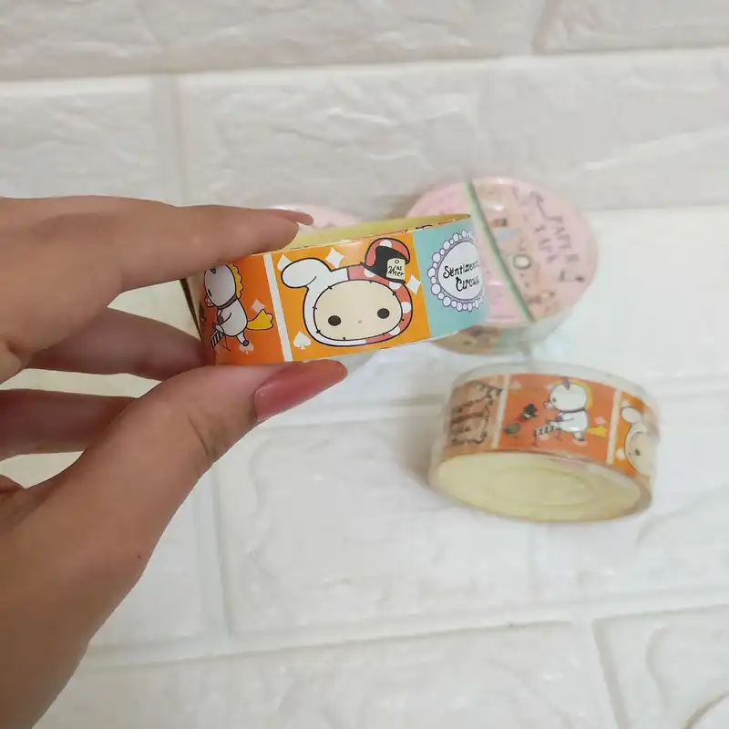 چسب نواری مدل فانتزی طرح خرگوش کد 02 عرض 2.5 سانتی متر