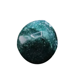 سنگ راف جم مدل عقیق خزه‌ای مانا تامبل شده کد 2