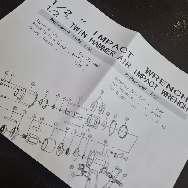 آچار بکس بادی اینتیمکث مدل IT2201-1/2