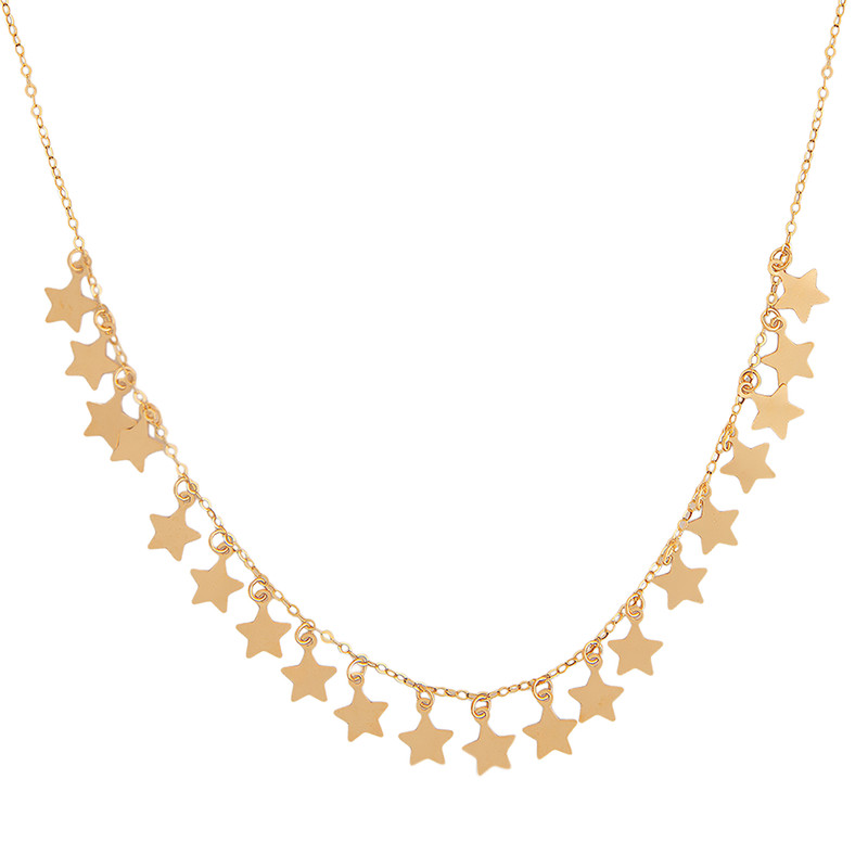 گردنبند طلا 18 عیار زنانه با زنجیر حلقه‌ای (فلامینگو) هومن گلد مدل CH502