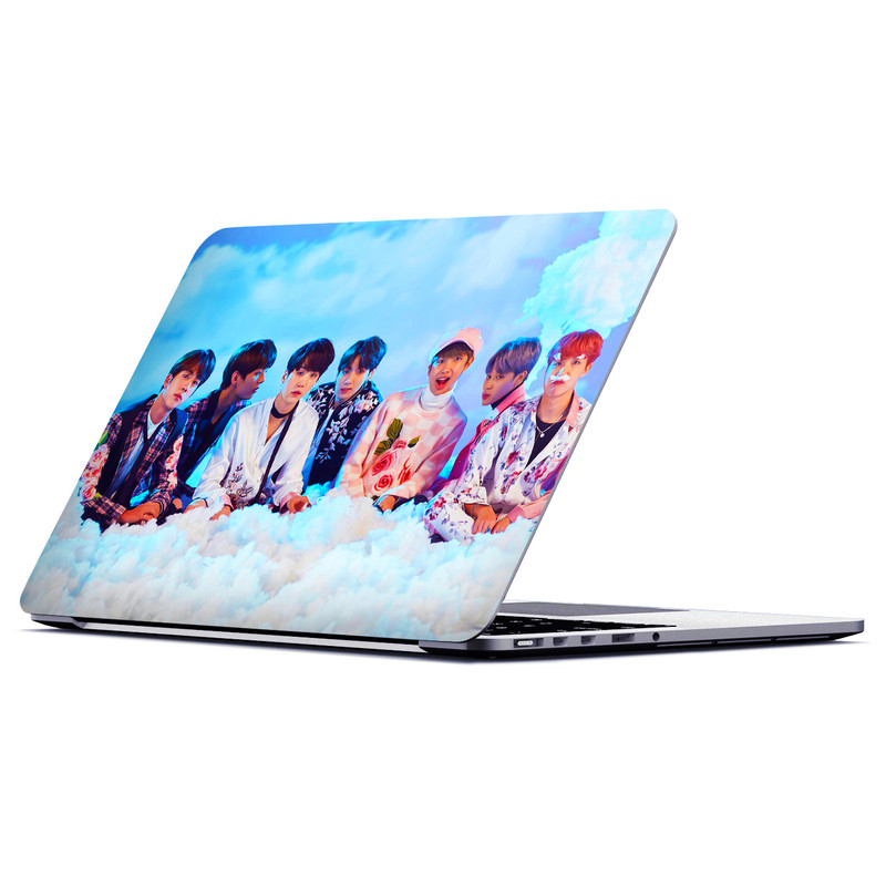 استیکر لپ تاپ ماسا دیزاین طرح BTS مدل MASAV003 مناسب برای لپ تاپ 15.6 اینچی